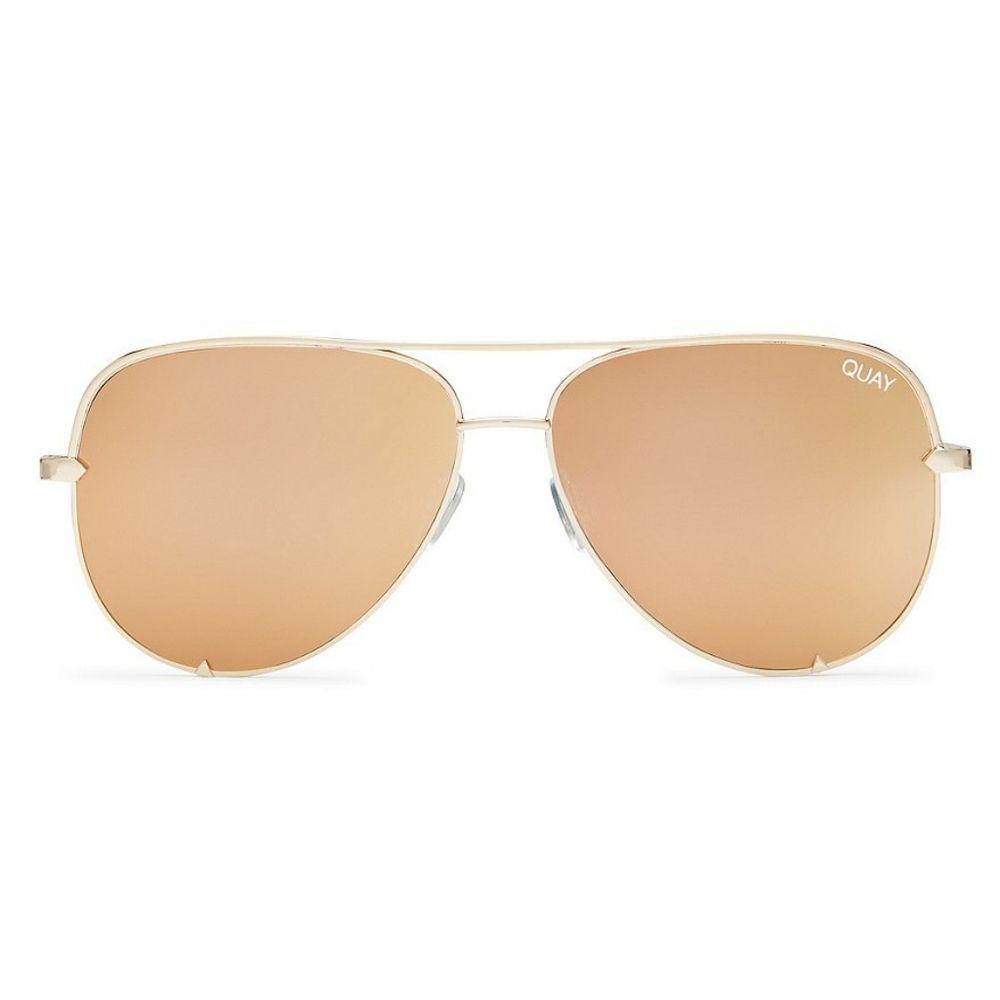 Quay Australia High Key Gold Sunglasses 🕶